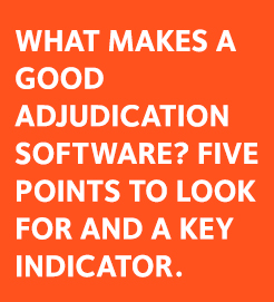 adjudication software indicator