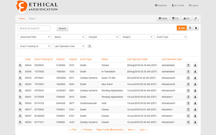 What are the Peculiarities to be considered when adopting a software solution for Clinical Endpoints Adjudication?