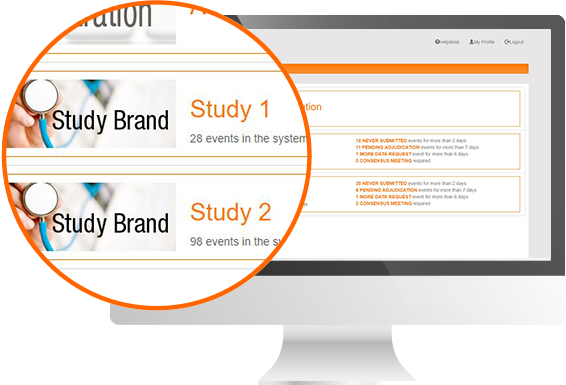 A Single Endpoint Adjudication Multi-Study Platform